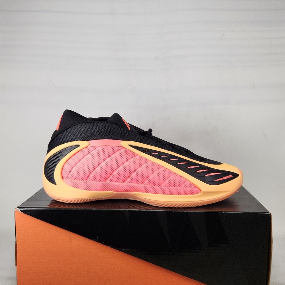 Adidas Basketball Shoes Mens Size 8 Orange Black Anthony Edwards 1 Low AE1